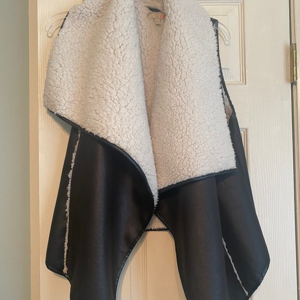 Black Fur Vest